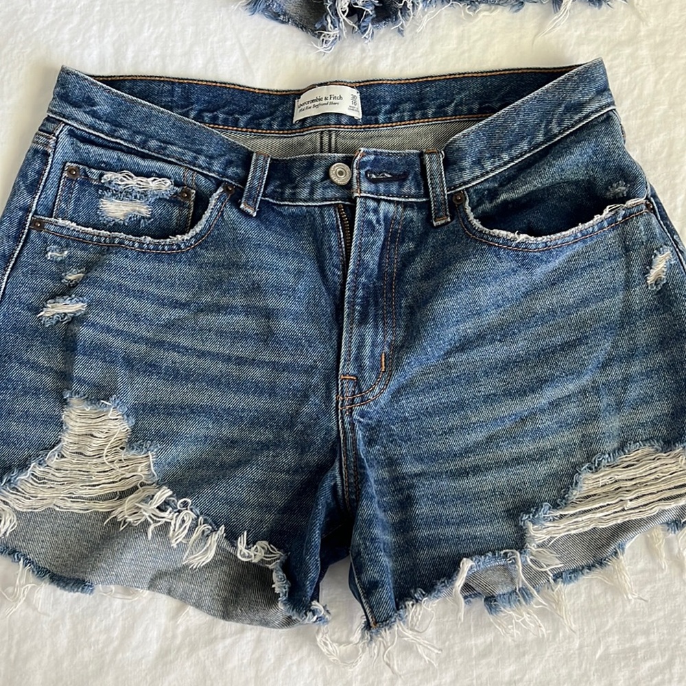 2 pairs of jean shorts